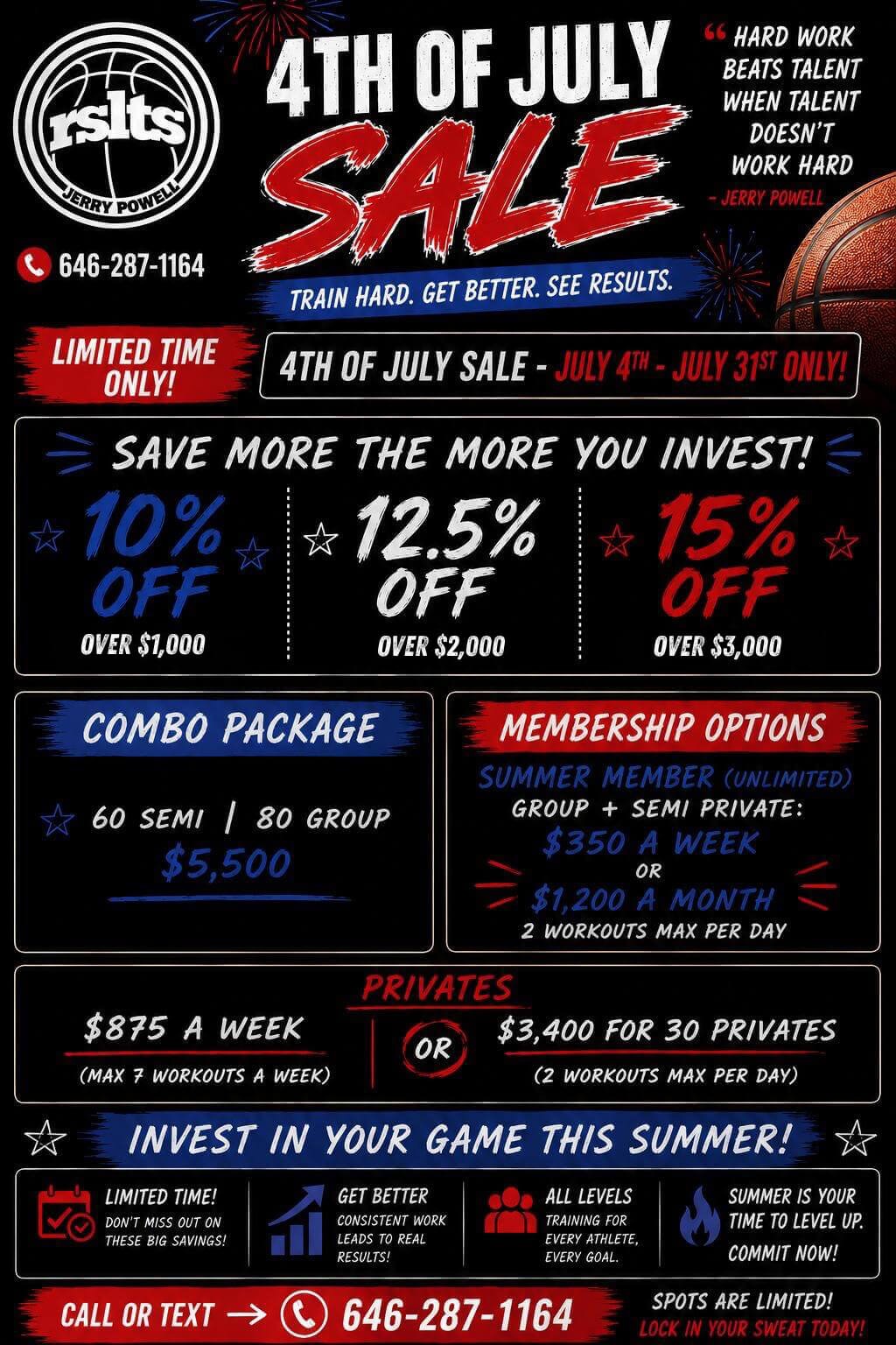 4th of july sale